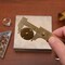 Economy Brass Gauge – 80mm (3.14”) Pocket Sized Slide Gauge – Measures in Both in Inches and Millimeters – Sliding Caliper Ruler – Non-Magnetic Measuring Tool